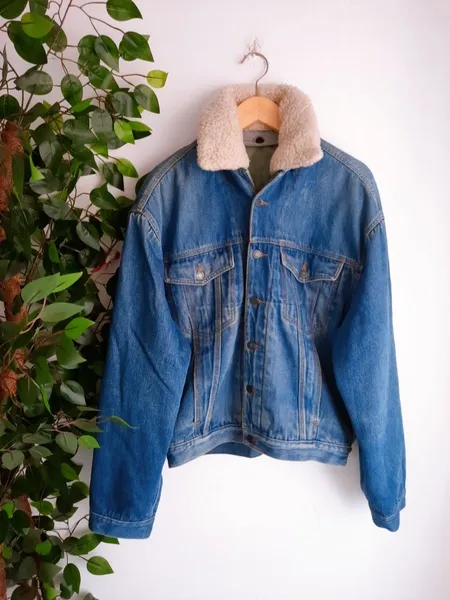 jaqueta jeans oversized teddy ellus masculino