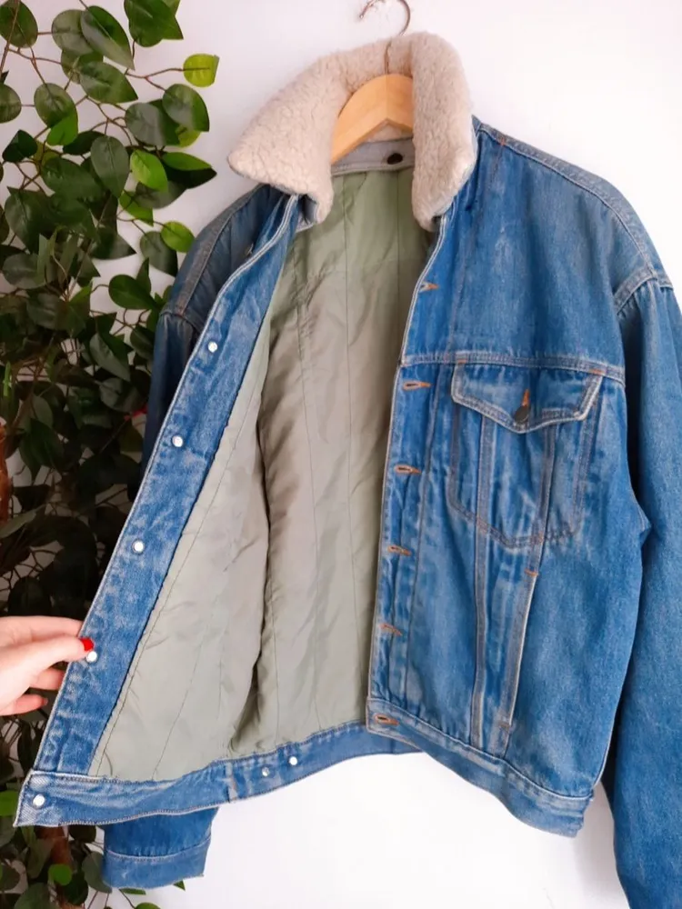 jaqueta jeans oversized teddy ellus masculino