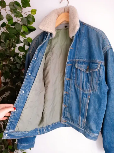 jaqueta jeans oversized teddy ellus masculino