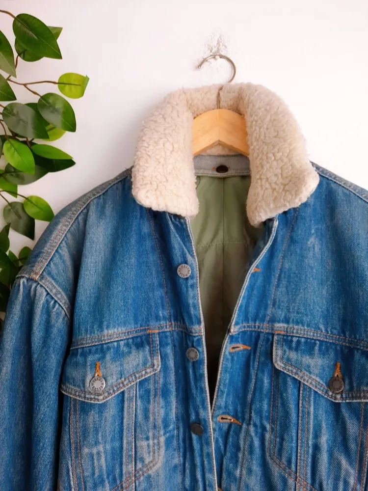 jaqueta jeans oversized teddy ellus masculino