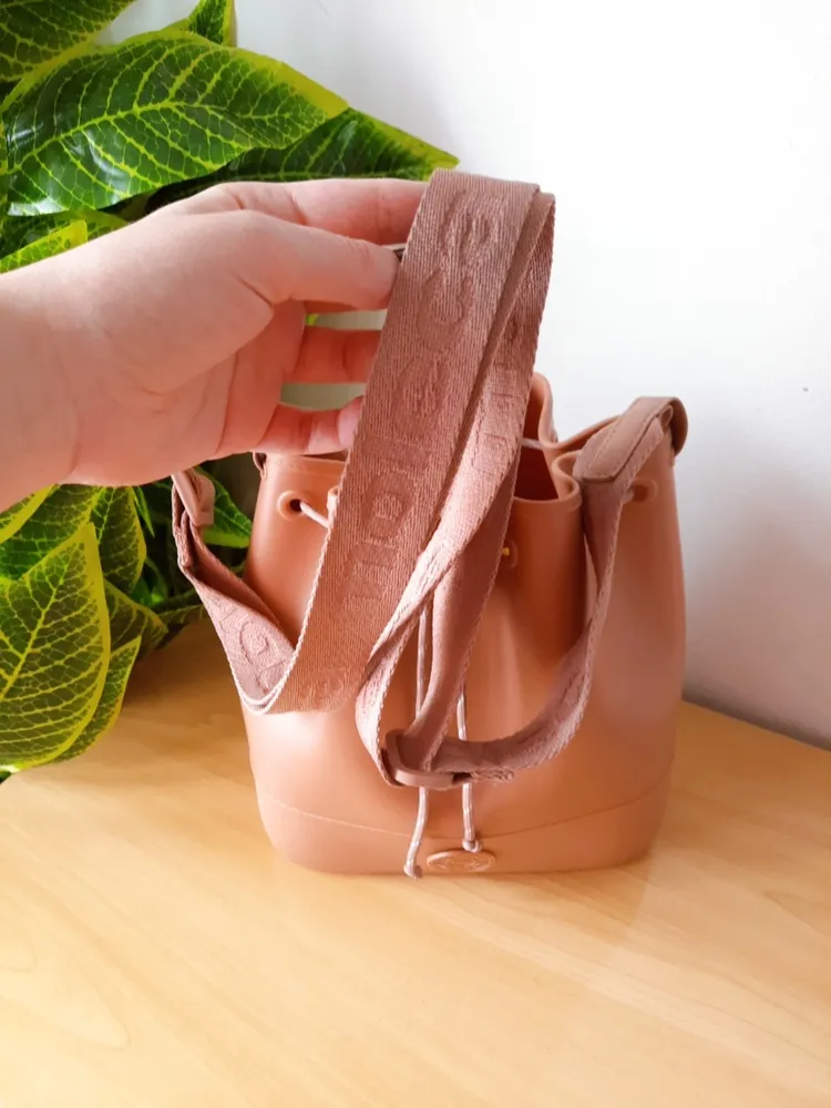 bolsa saco tiracolo bege nude moleca