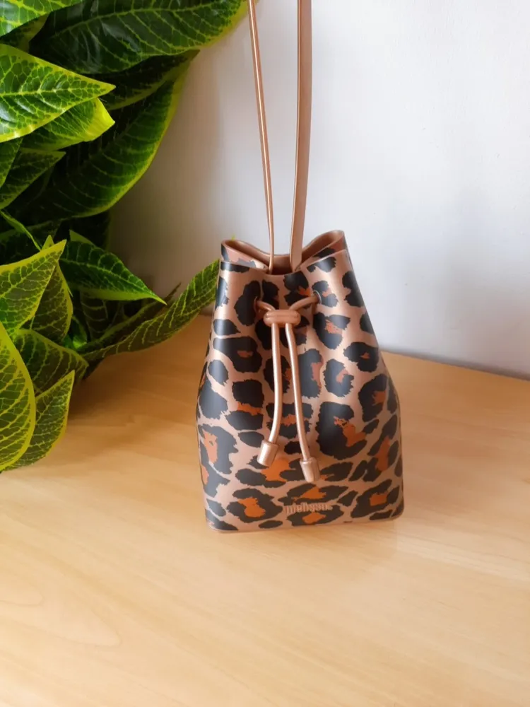 bolsa melissa mini sac animal print