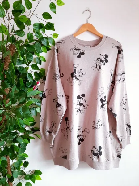 blusão de moletom mickey mouse disney h&m