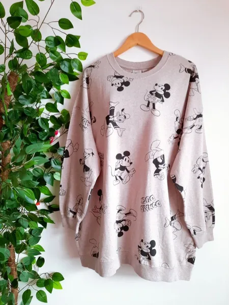 blusão de moletom mickey mouse disney h&m