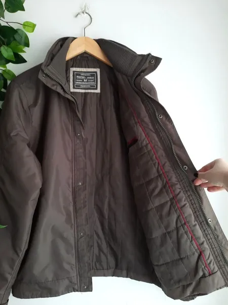 jaqueta puffer acolchoada cinza marisa
