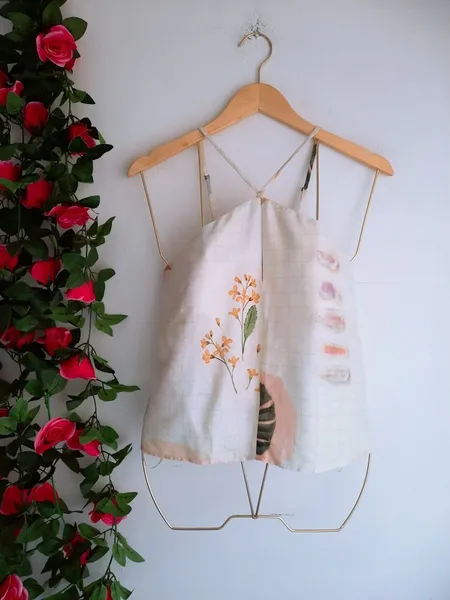 blusa estampada floral farm