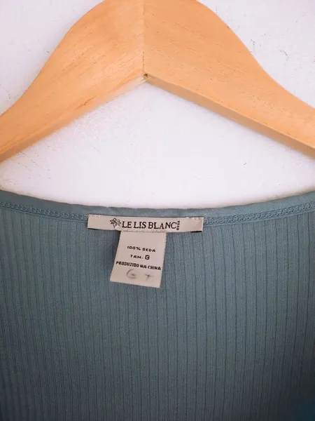 blusa seda pura le lis blanc