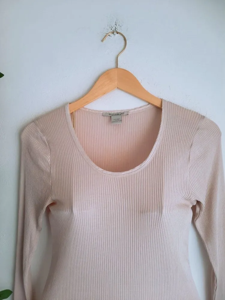 blusa seda pura le lis blanc p