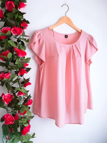 blusa rosa princesa da shein