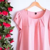 blusa rosa princesa da shein gg