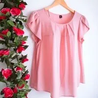 blusa rosa princesa da shein gg