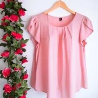 blusa rosa princesa da shein gg