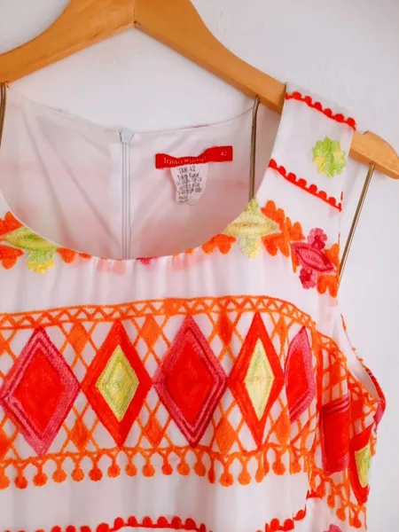vestido bordado branco talita kume