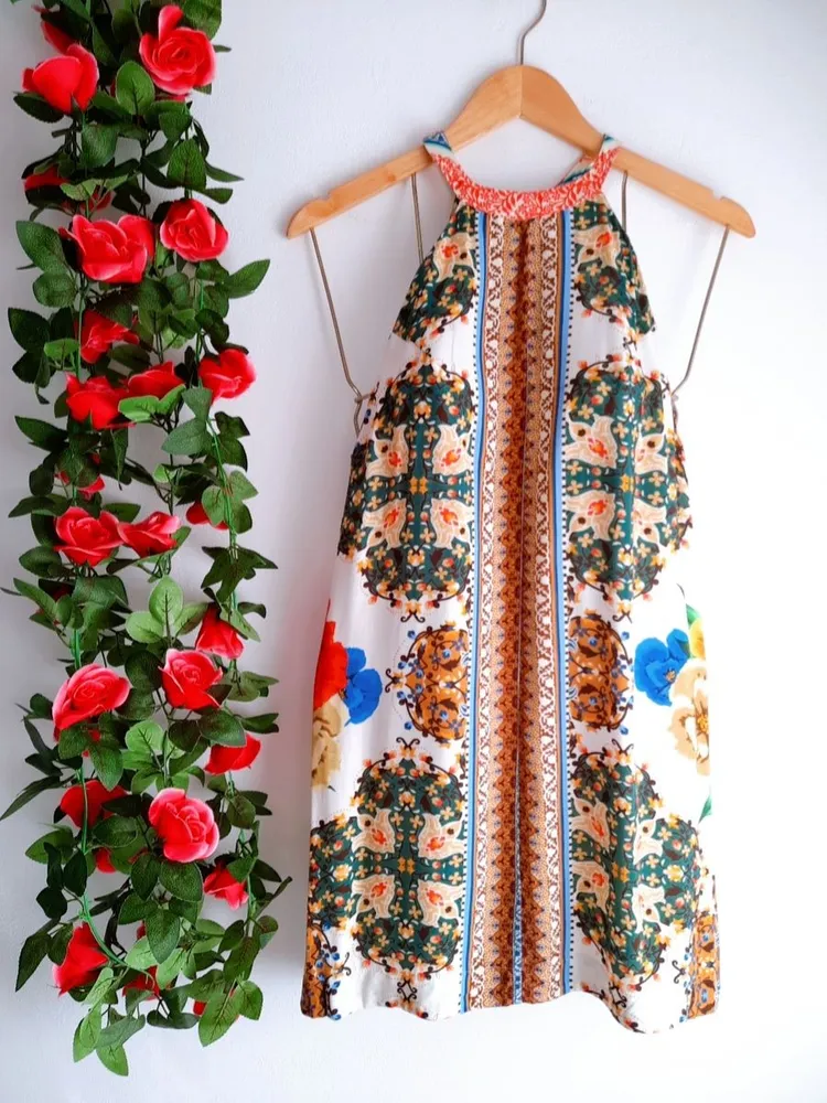 vestido floral farm