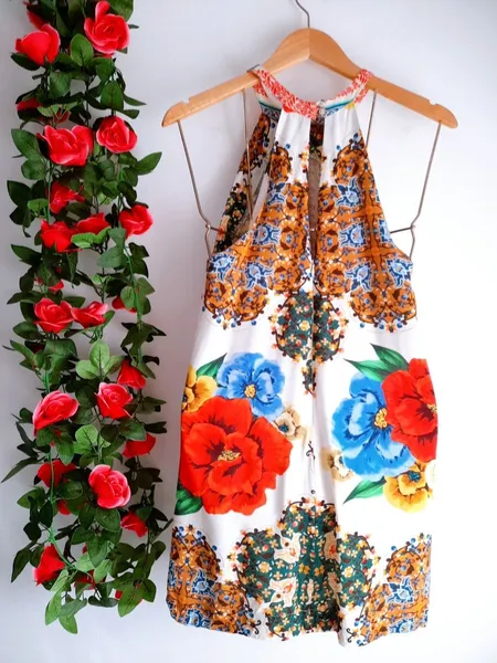 vestido floral farm