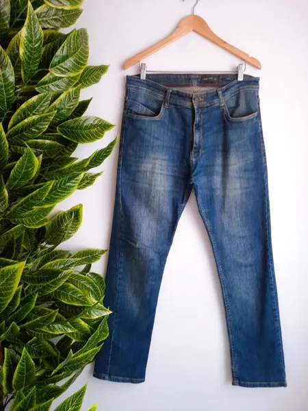 calça jeans masculina marfinno reta 42