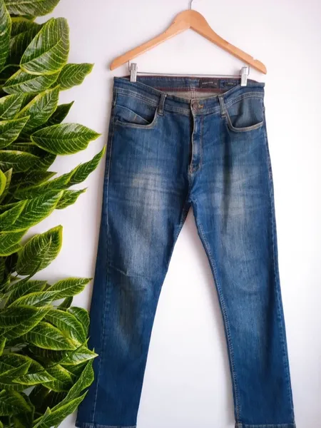 calça jeans masculina marfinno reta 42