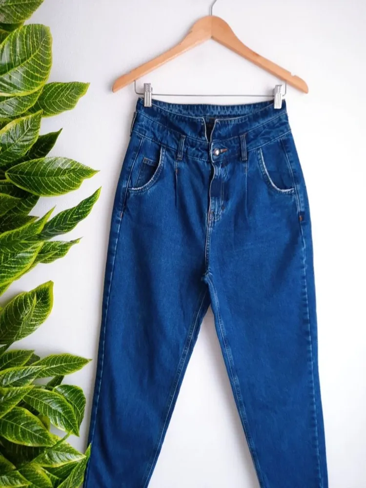 calça jeans mom cortelle 36