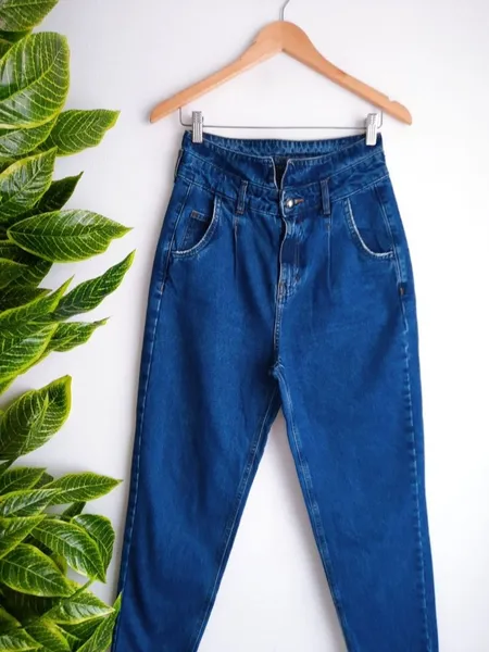 calça jeans mom cortelle 36