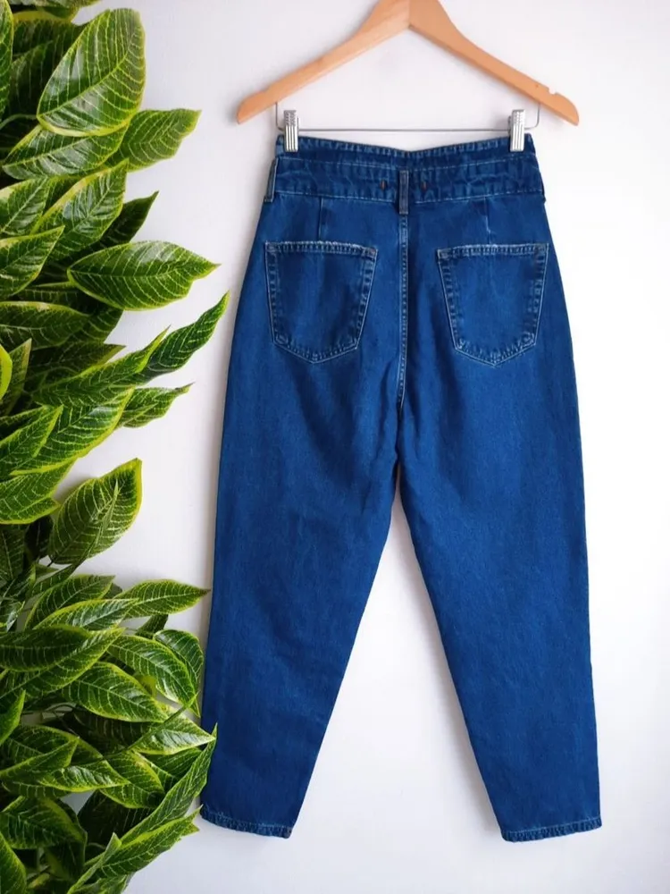 calça jeans mom cortelle 36