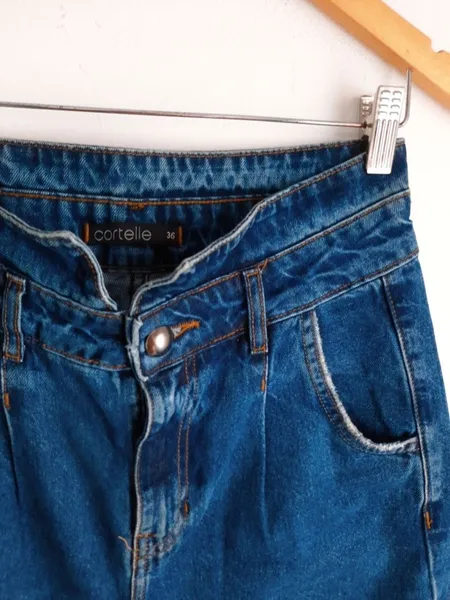calça jeans mom cortelle 36