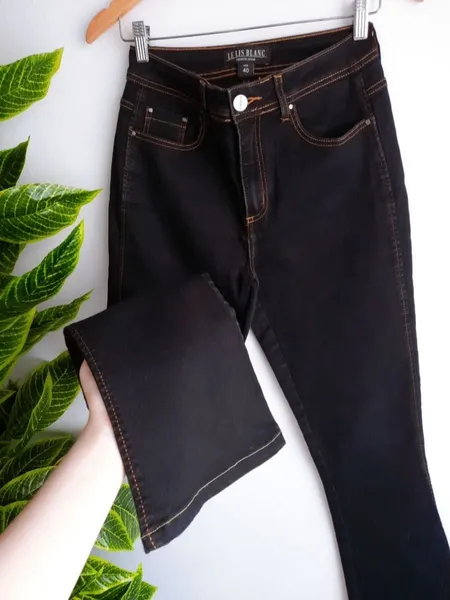 calça jeans flare le lis blanc 40