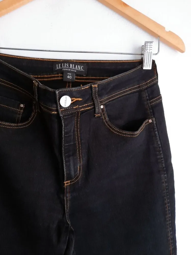 calça jeans flare le lis blanc 40
