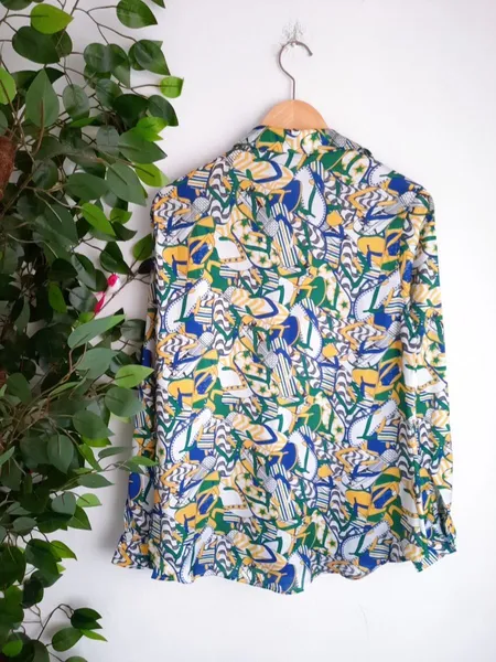 camisa estampada brasil talita kume