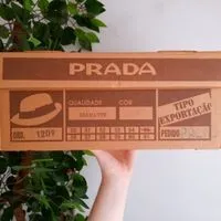 chapéu prada 1876 vintage na caixa original raridade