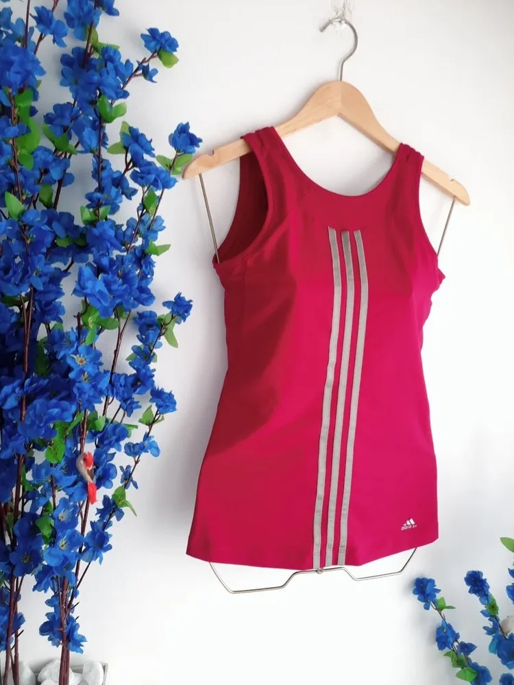 blusa esportiva rosa adidas original