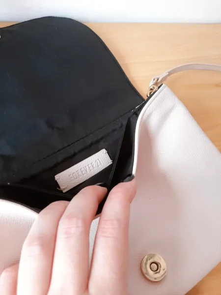 bolsa tiracolo bege forever 21