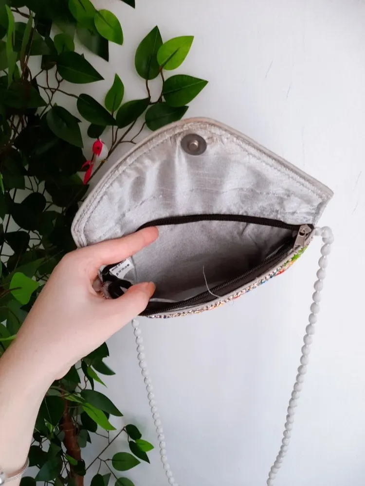 bolsa indiana bordada tiracolo original