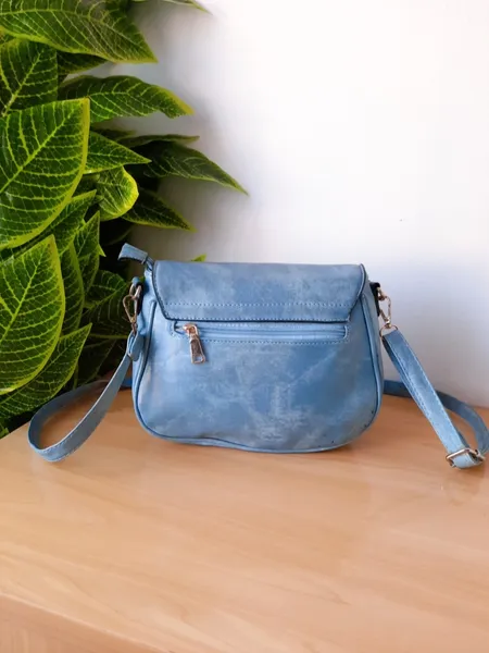 bolsa tiracolo azul