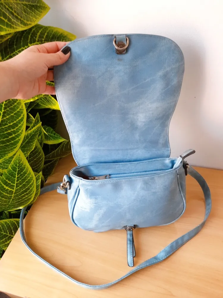 bolsa tiracolo azul