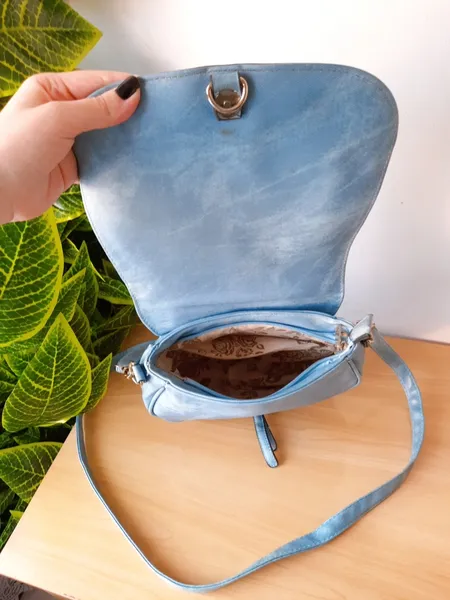 bolsa tiracolo azul