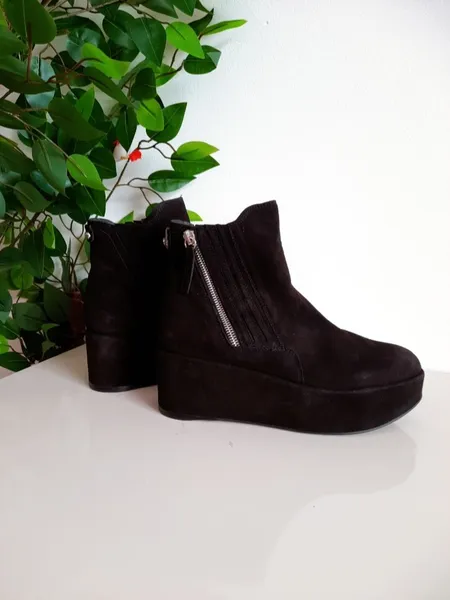 bota camurça plataforma stuart weitzman importado