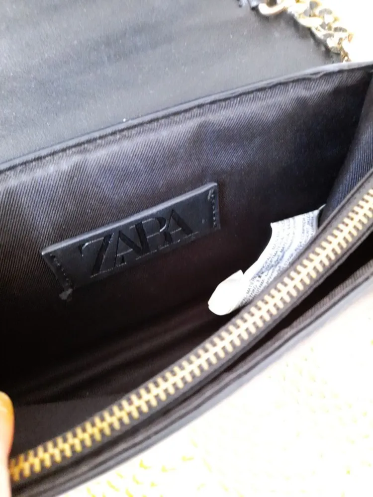 bolsa preta zara