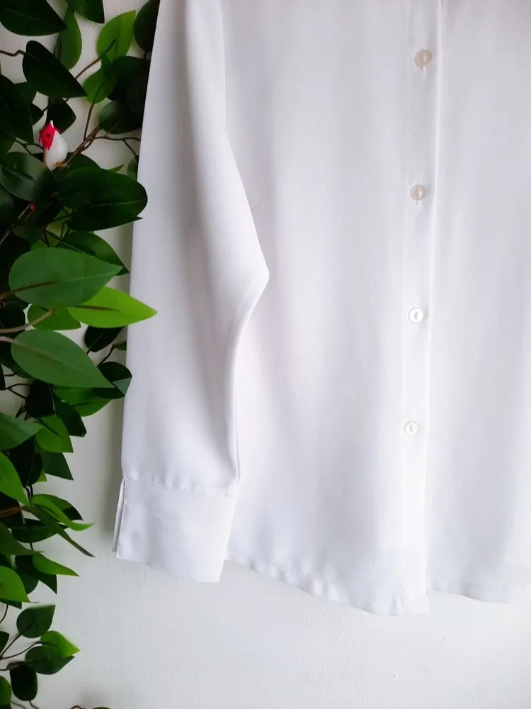 camisa feminina branca