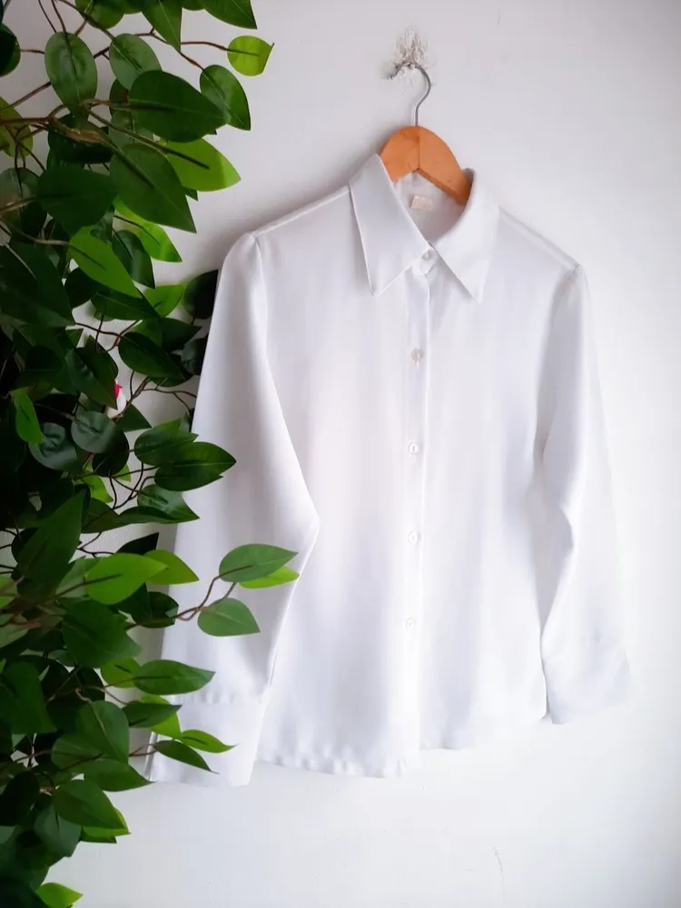 camisa feminina branca