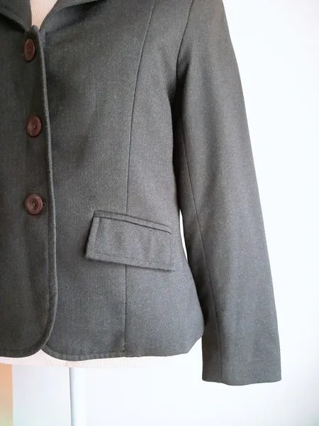 blazer alfaiataria social cinza simulassão