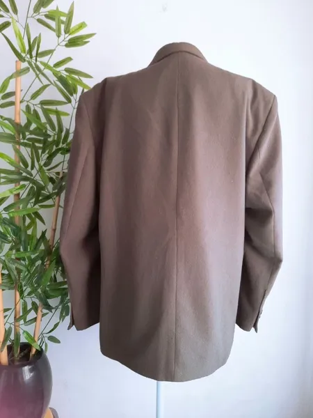 blazer de lã batida verde musgo masculino dino alfieri