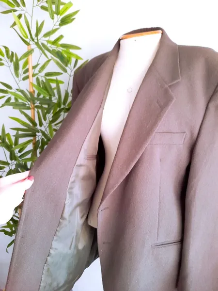 blazer de lã batida verde musgo masculino dino alfieri