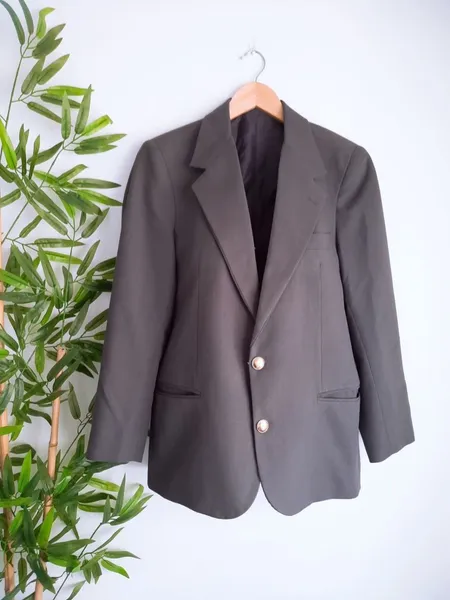 blazer social alfaiataria luxo cinza garbo italian design
