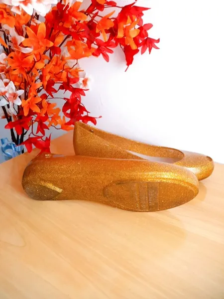 sapatilha melissa ultragirl basic glitter dourada 37