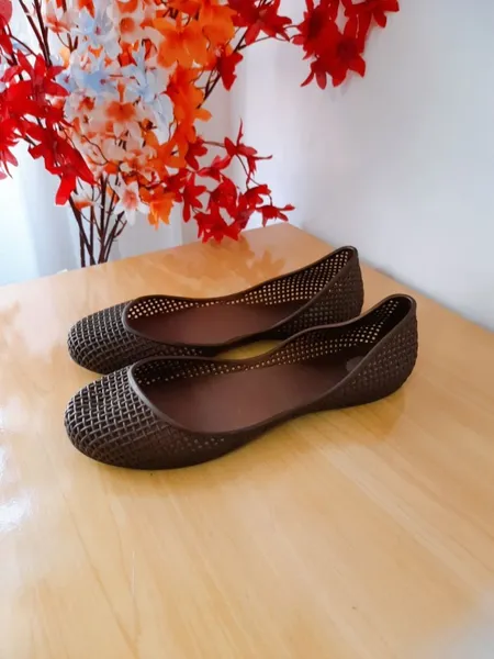 sapatilha melissa campana marrom castanho 36