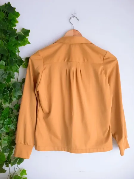 camisa social amarelo mostarda p