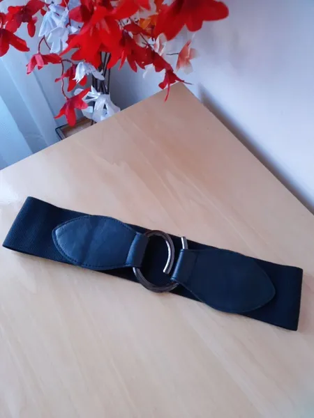 cinto feminino preto elástico