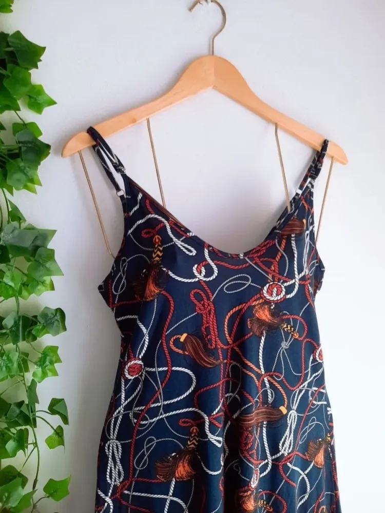 vestido estampado feminino p