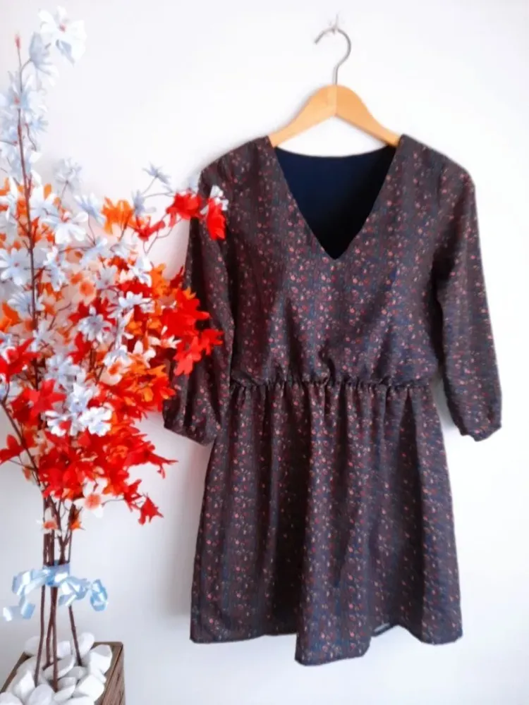 vestido feminino estampado floral p