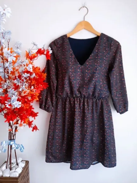 vestido feminino estampado floral p